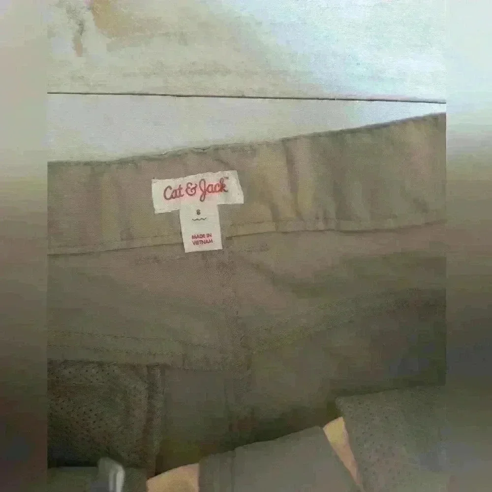 Cat & Jack Boys Cargo Shorts Khaki Size 8